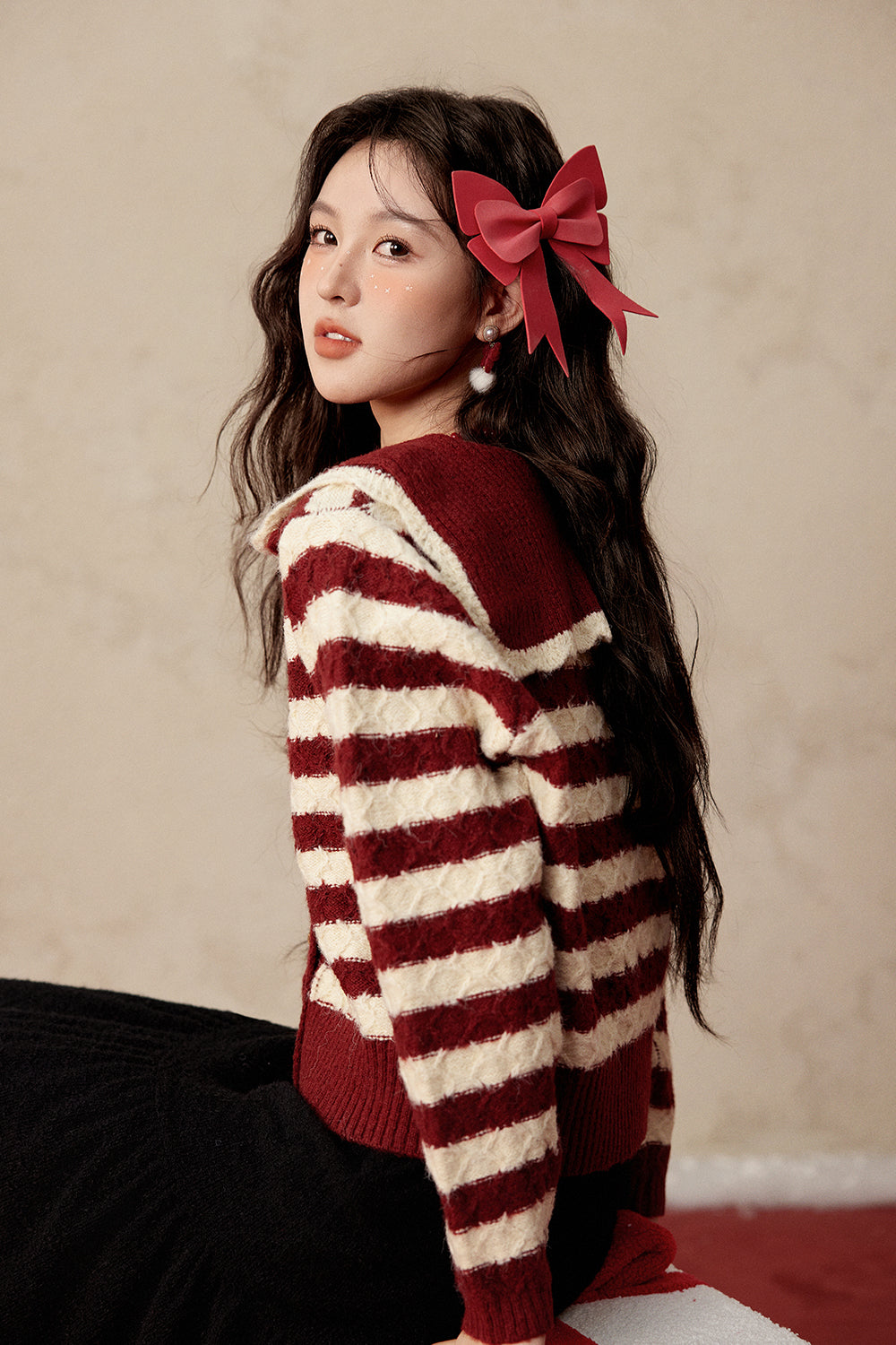 여성용 니트 셔츠