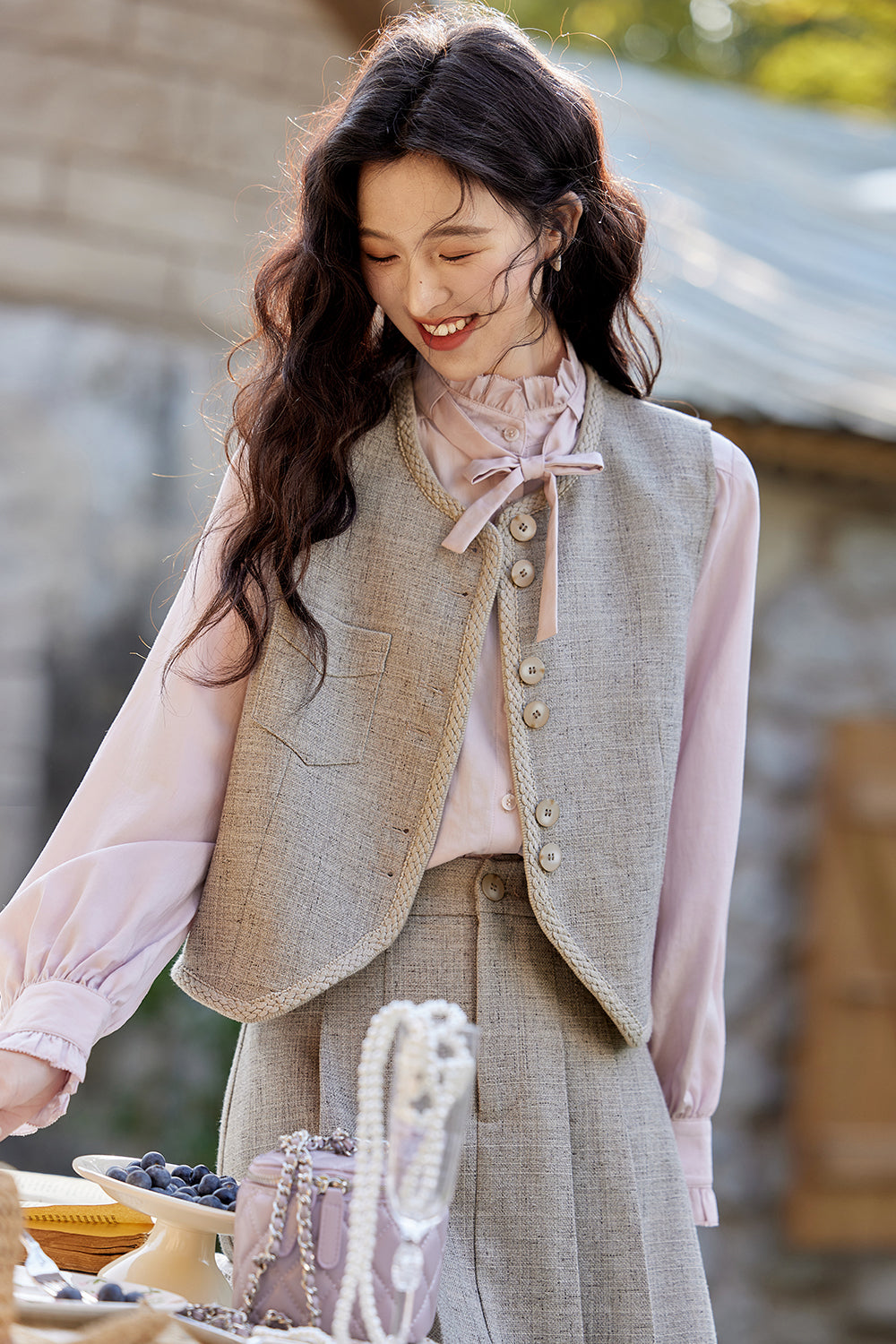 Vest and Skirt Set Separately Sold