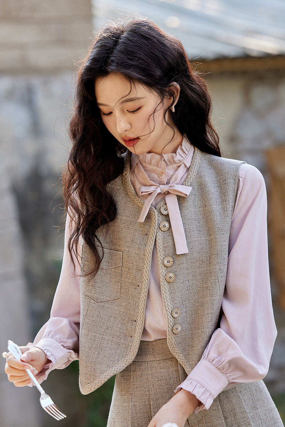 Vest and Skirt Set Separately Sold