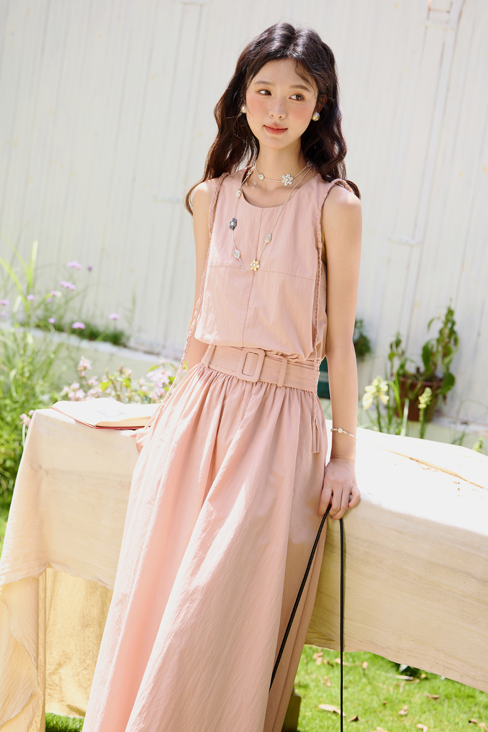 Gaun Maxi A-line untuk Wanita