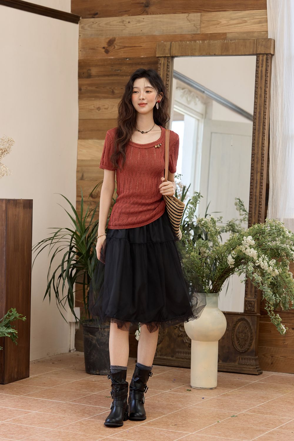 Knit T-shirt for Women