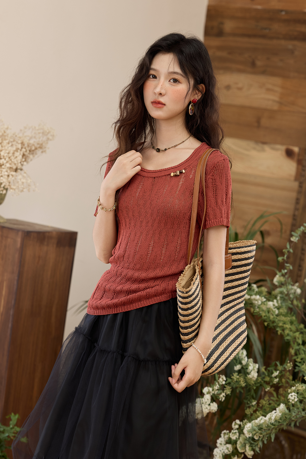 Knit T-shirt for Women