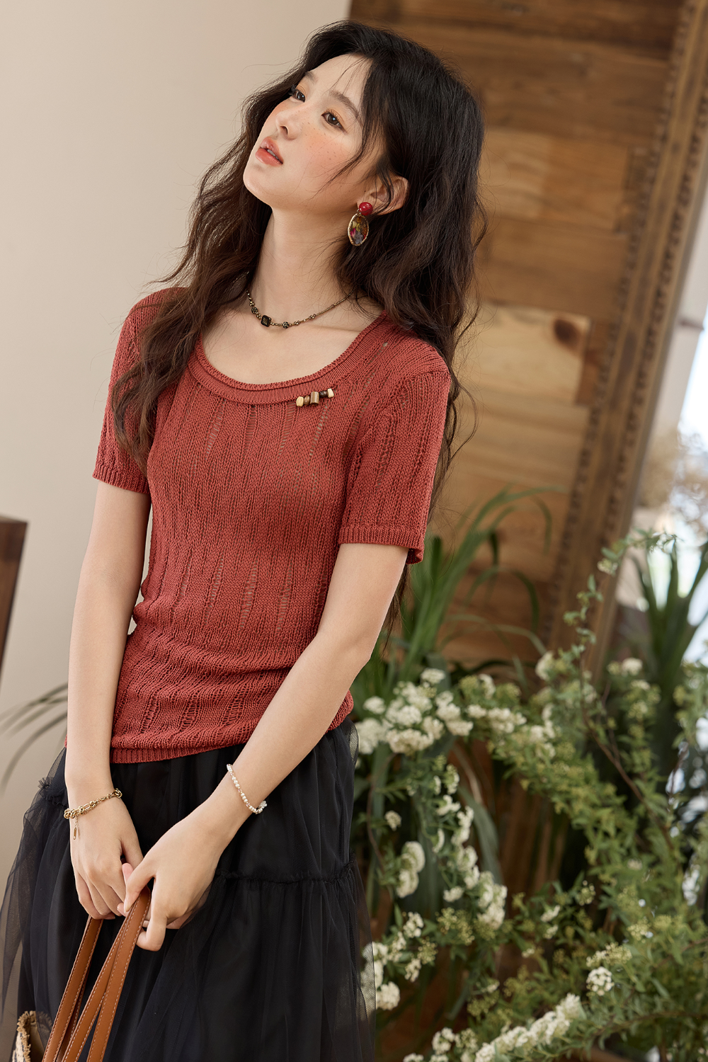 Knit T-shirt for Women