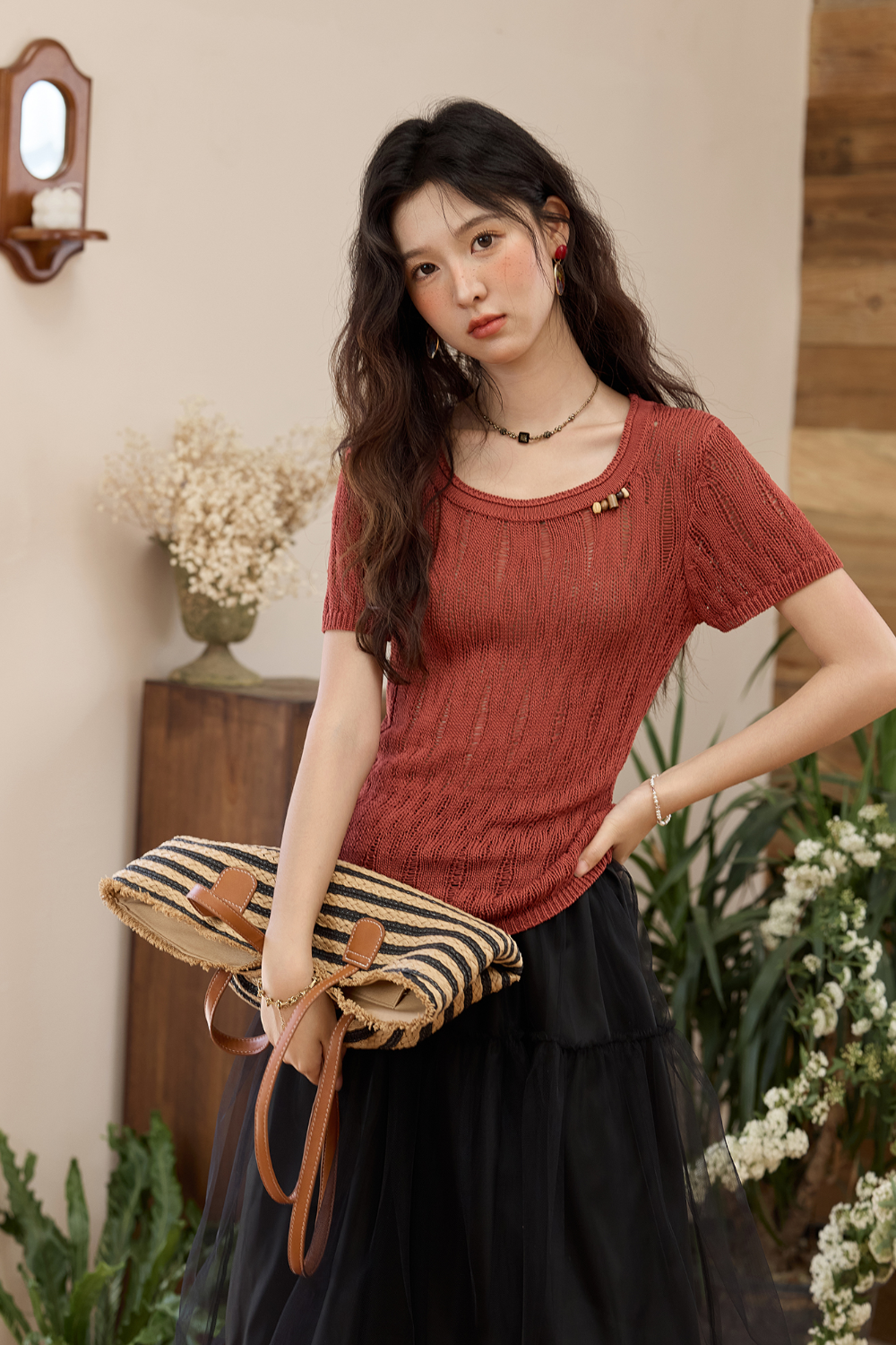 Knit T-shirt for Women