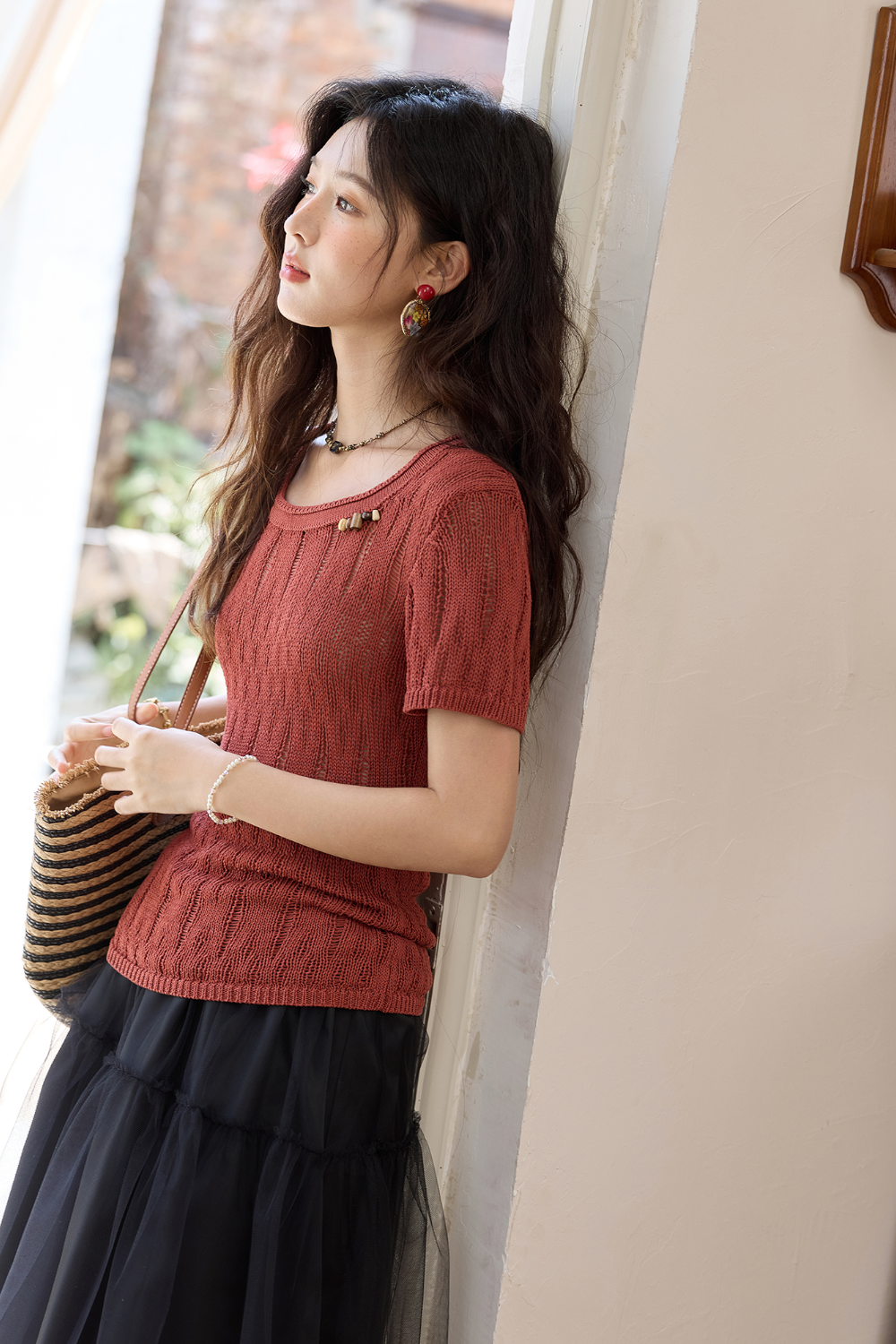 Knit T-shirt for Women