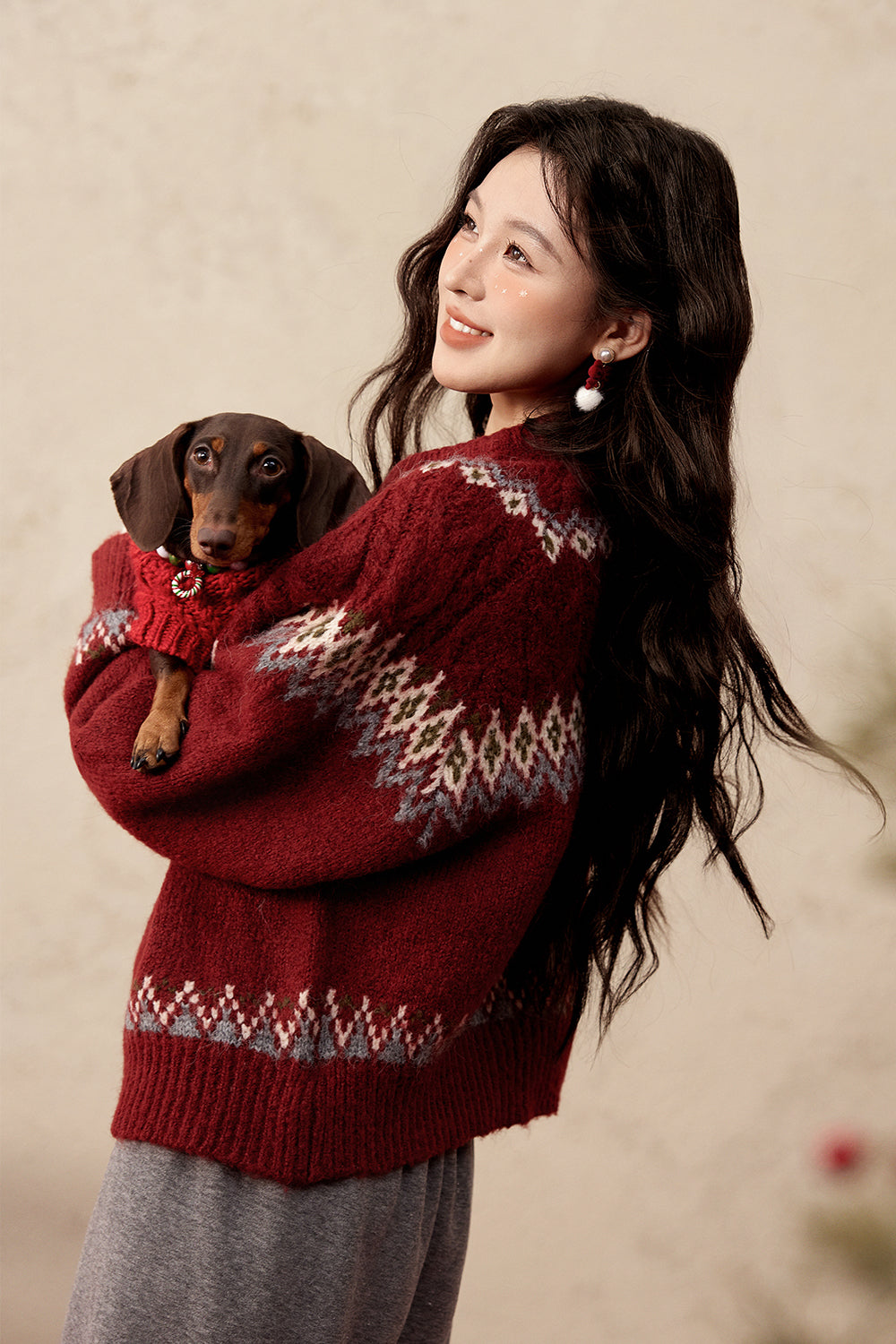 여성용 니트 셔츠