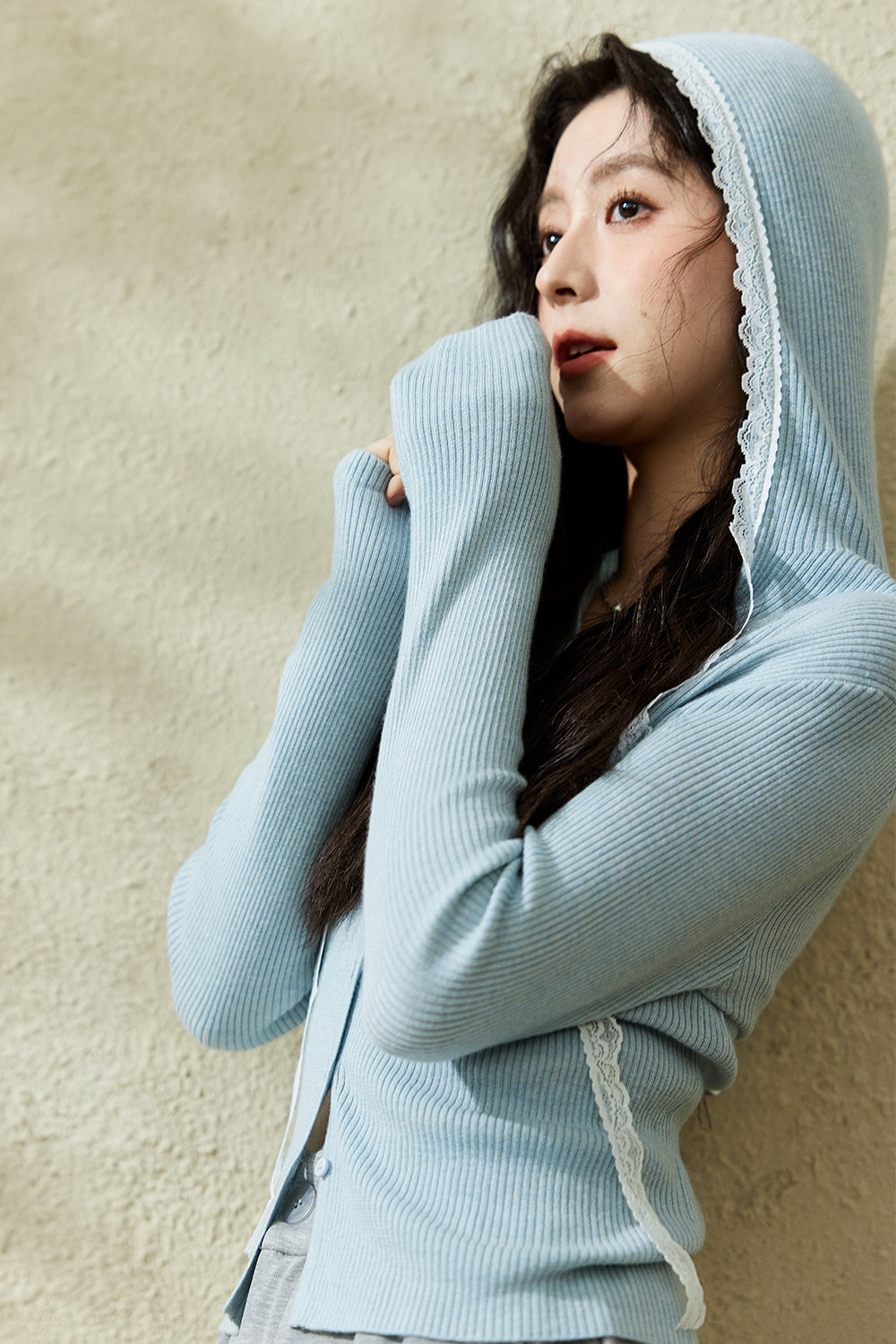 여성용 니트 셔츠