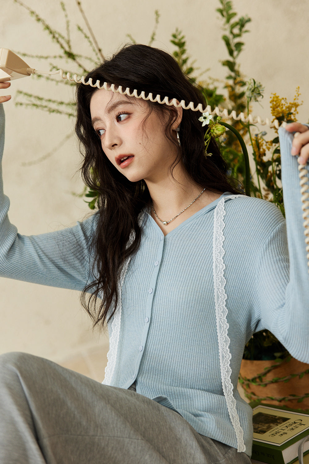 여성용 니트 셔츠