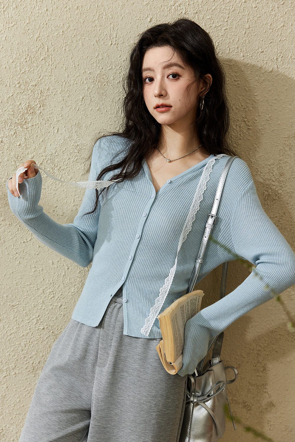 여성용 니트 셔츠