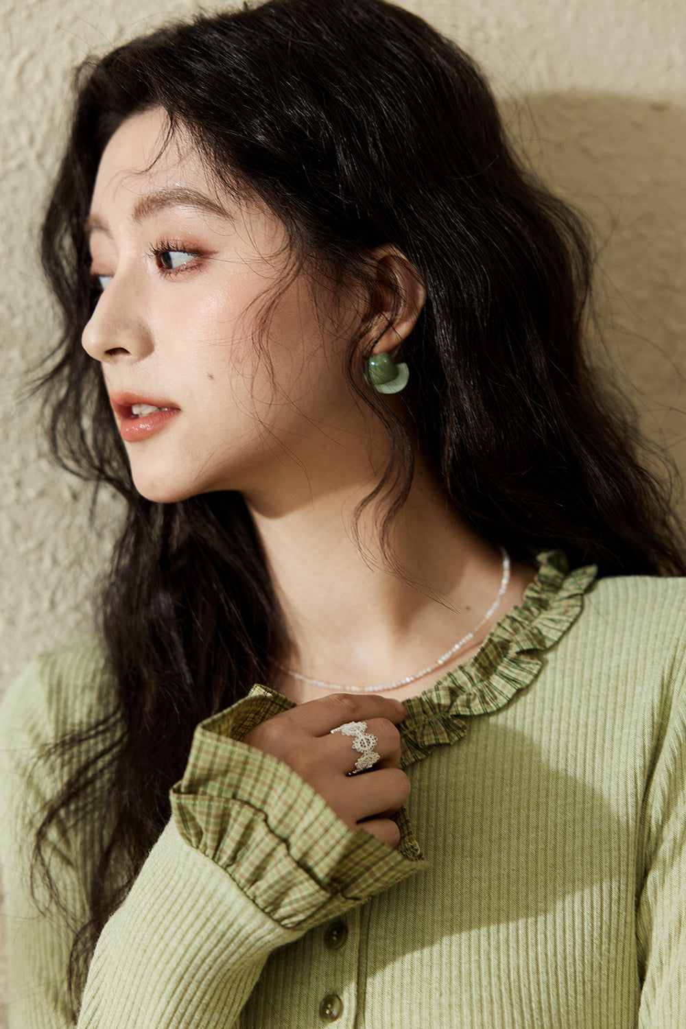 여성용 니트 셔츠