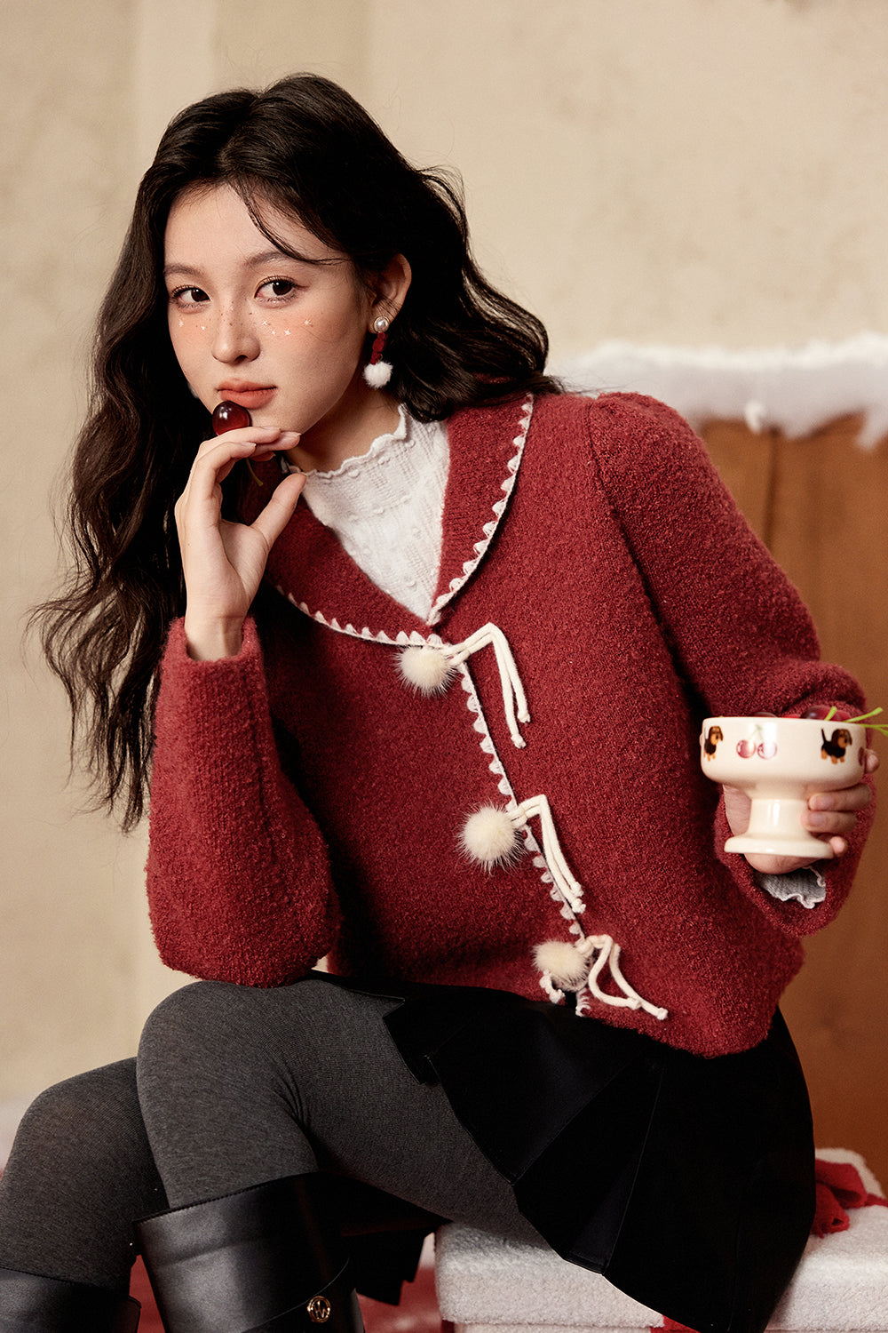 Áo Sơ Mi Nữ Dệt Kim