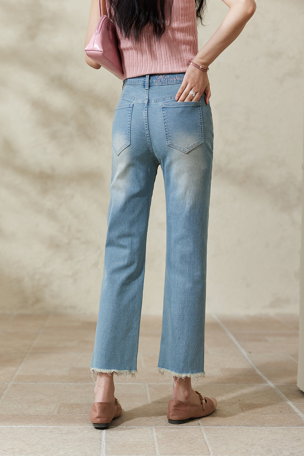 여성을위한 데님 청바지