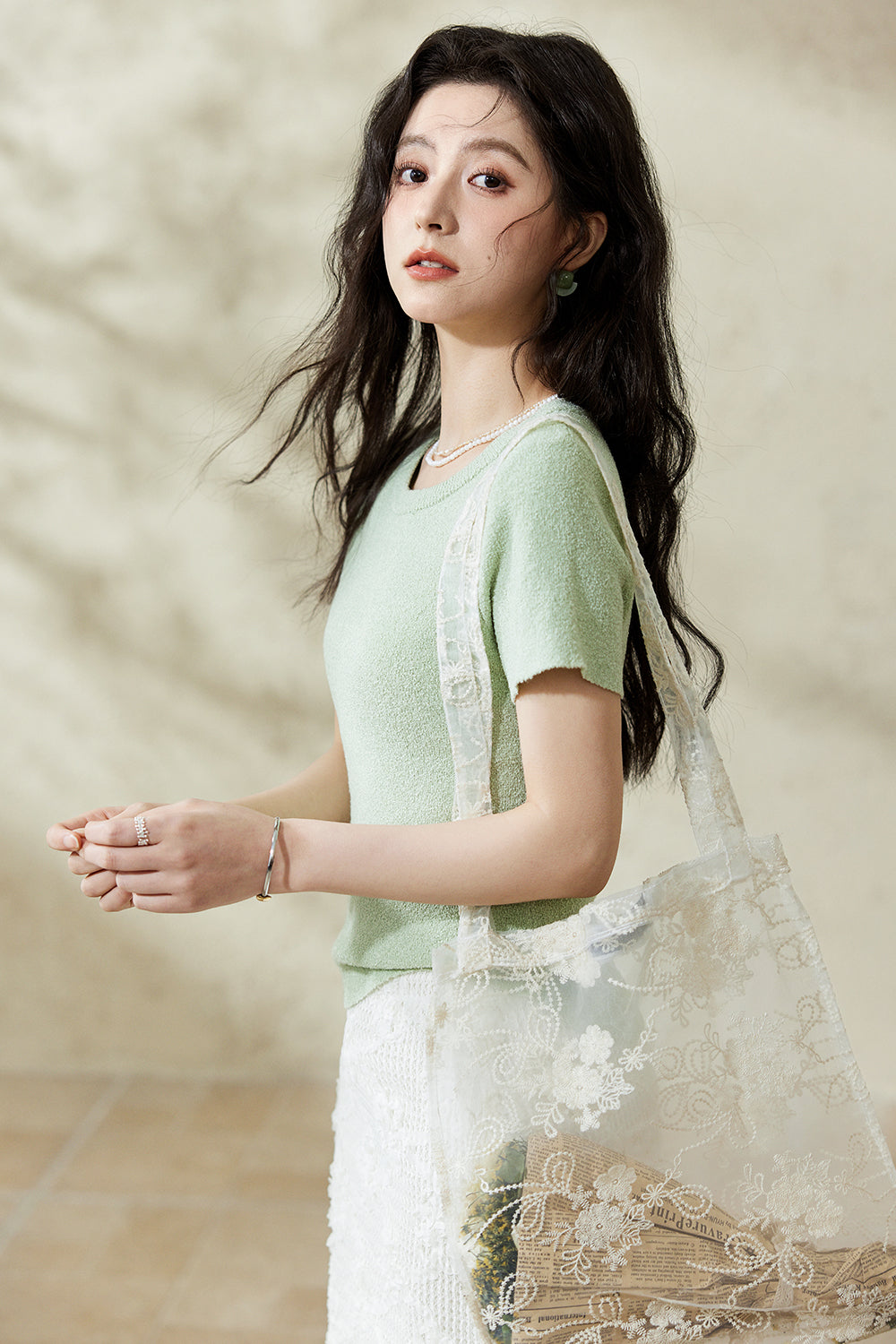 Áo thun dệt kim cho nữ