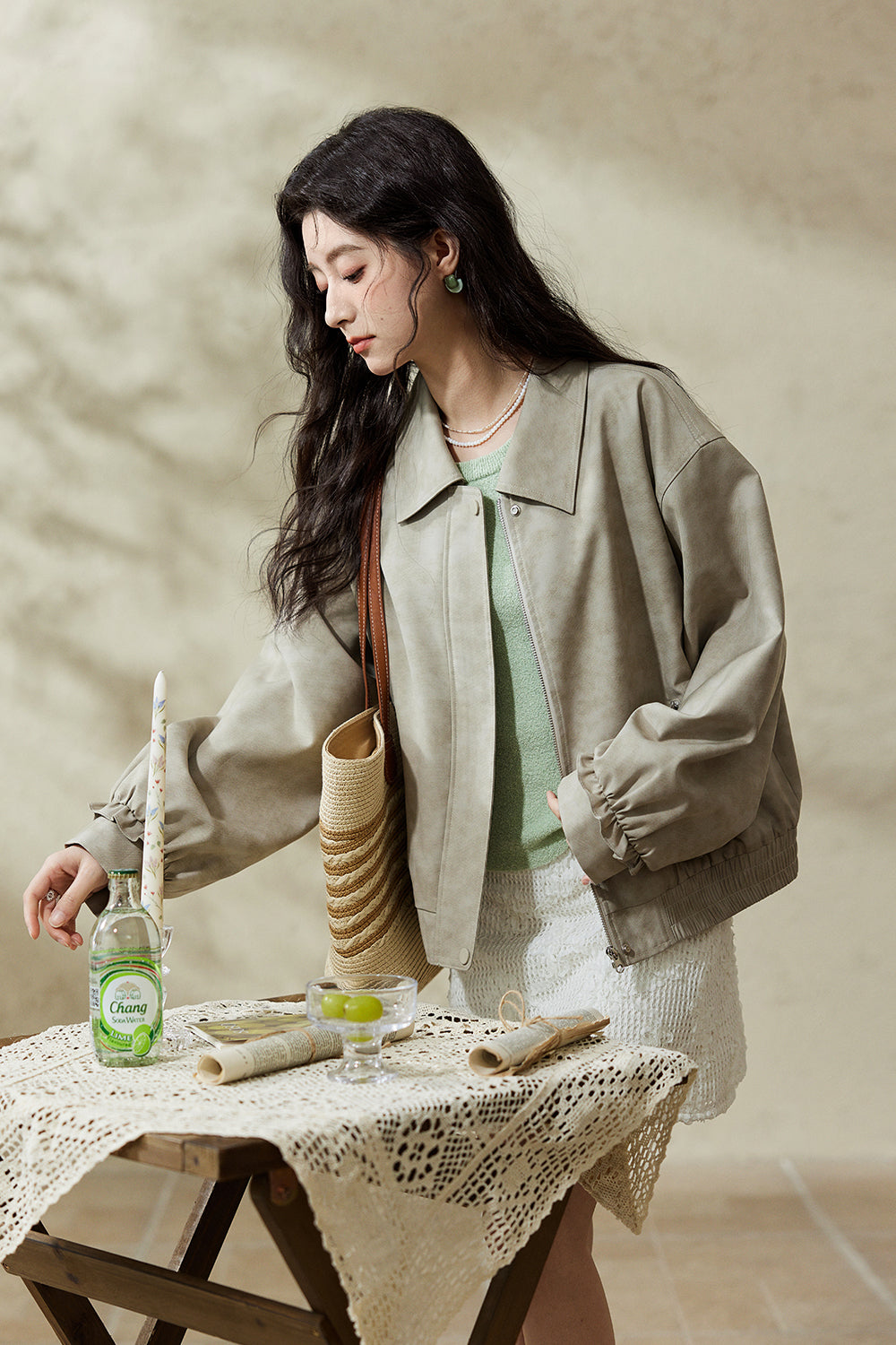 여성용 가죽 재킷