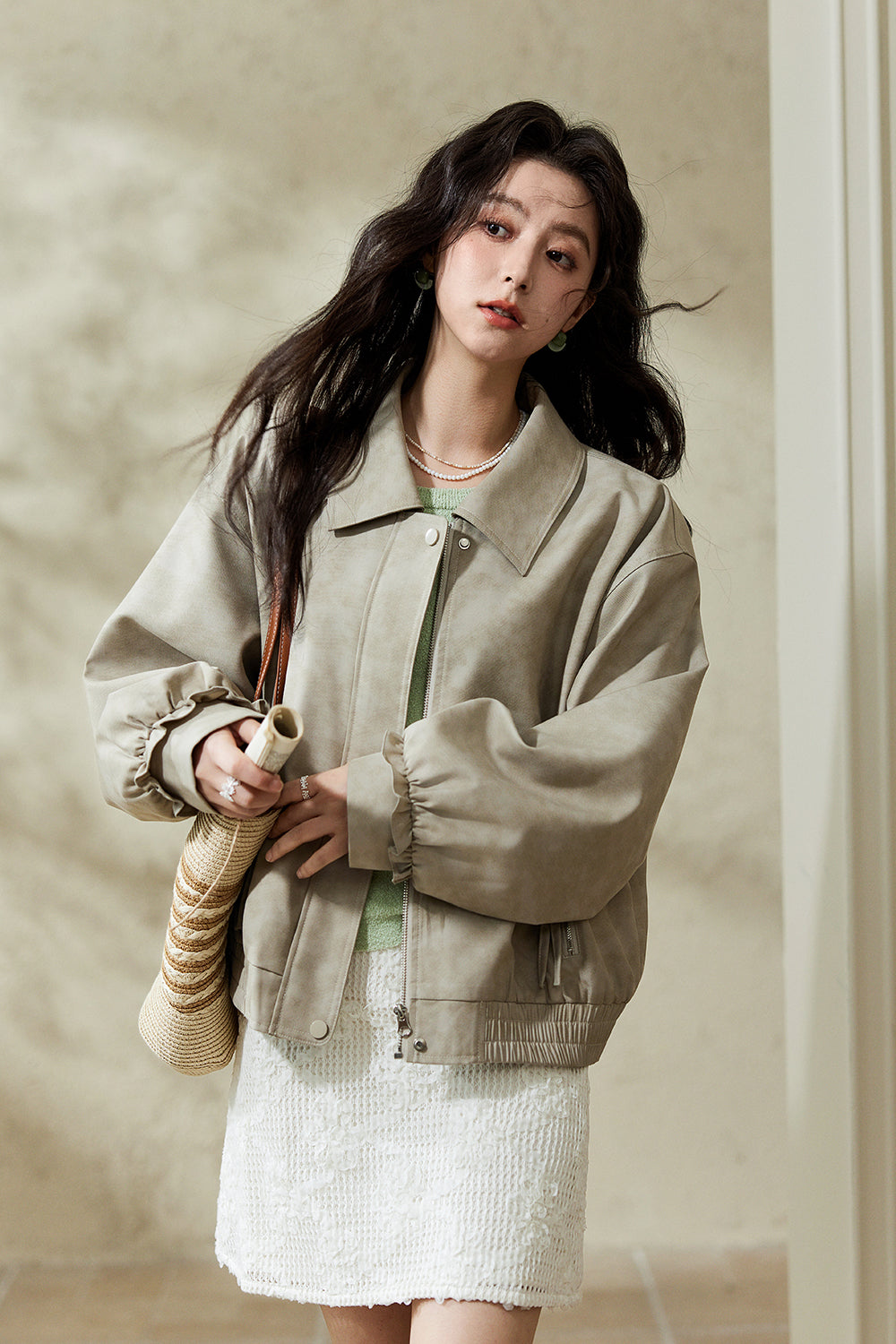 여성용 가죽 재킷