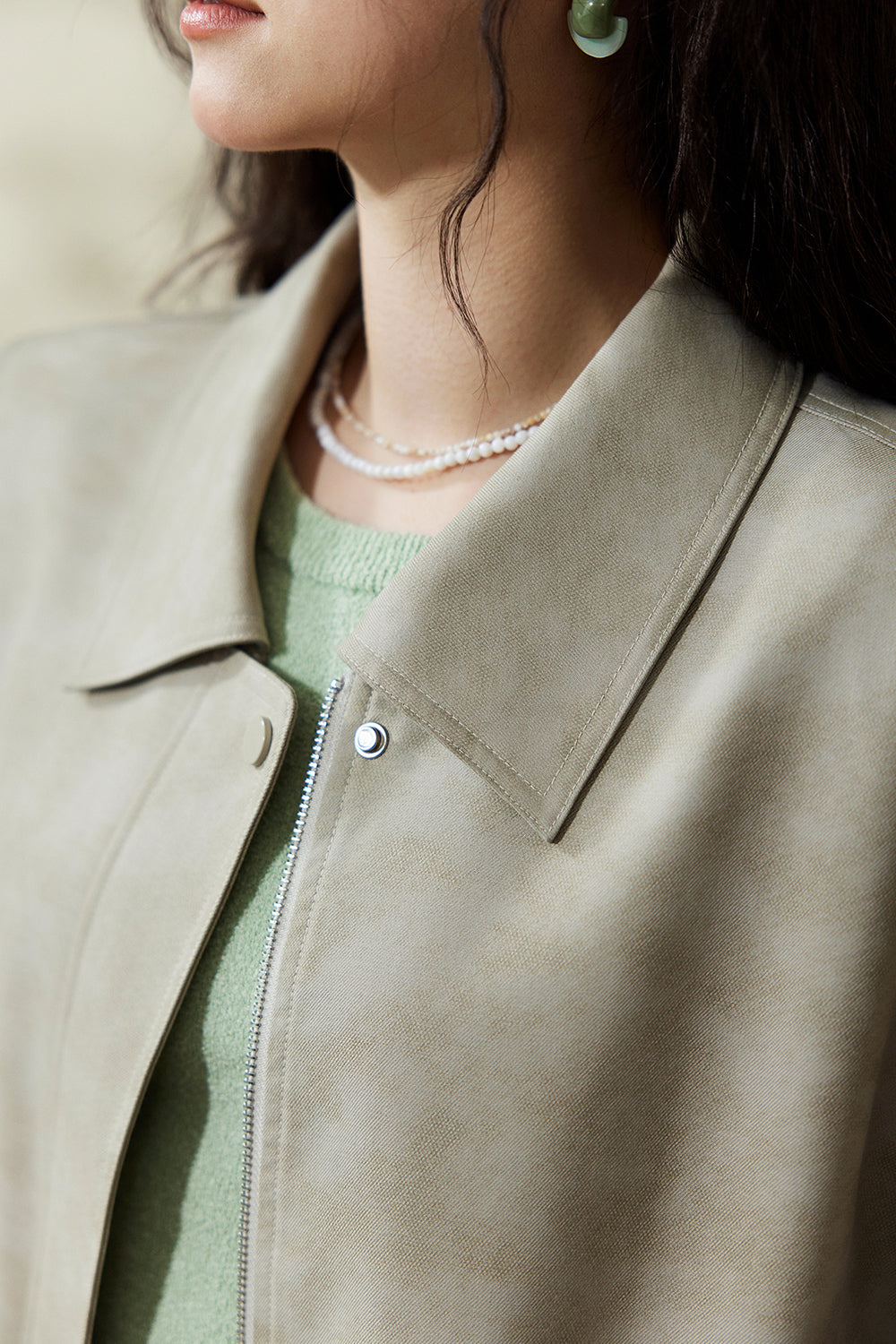 여성용 가죽 재킷