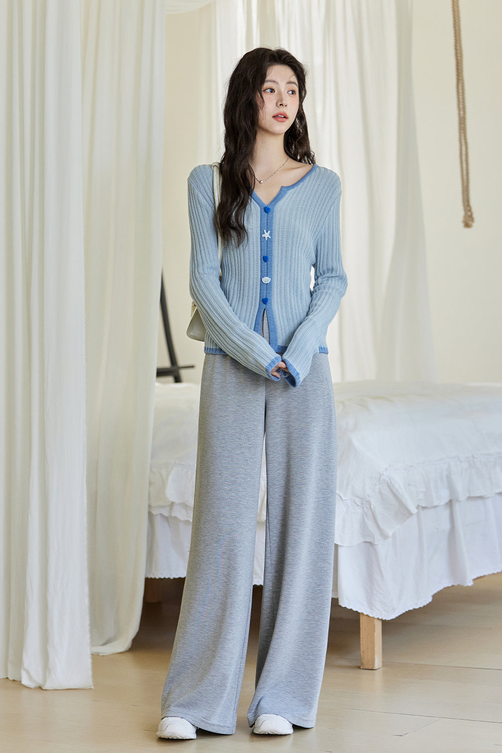 여성용 니트 셔츠