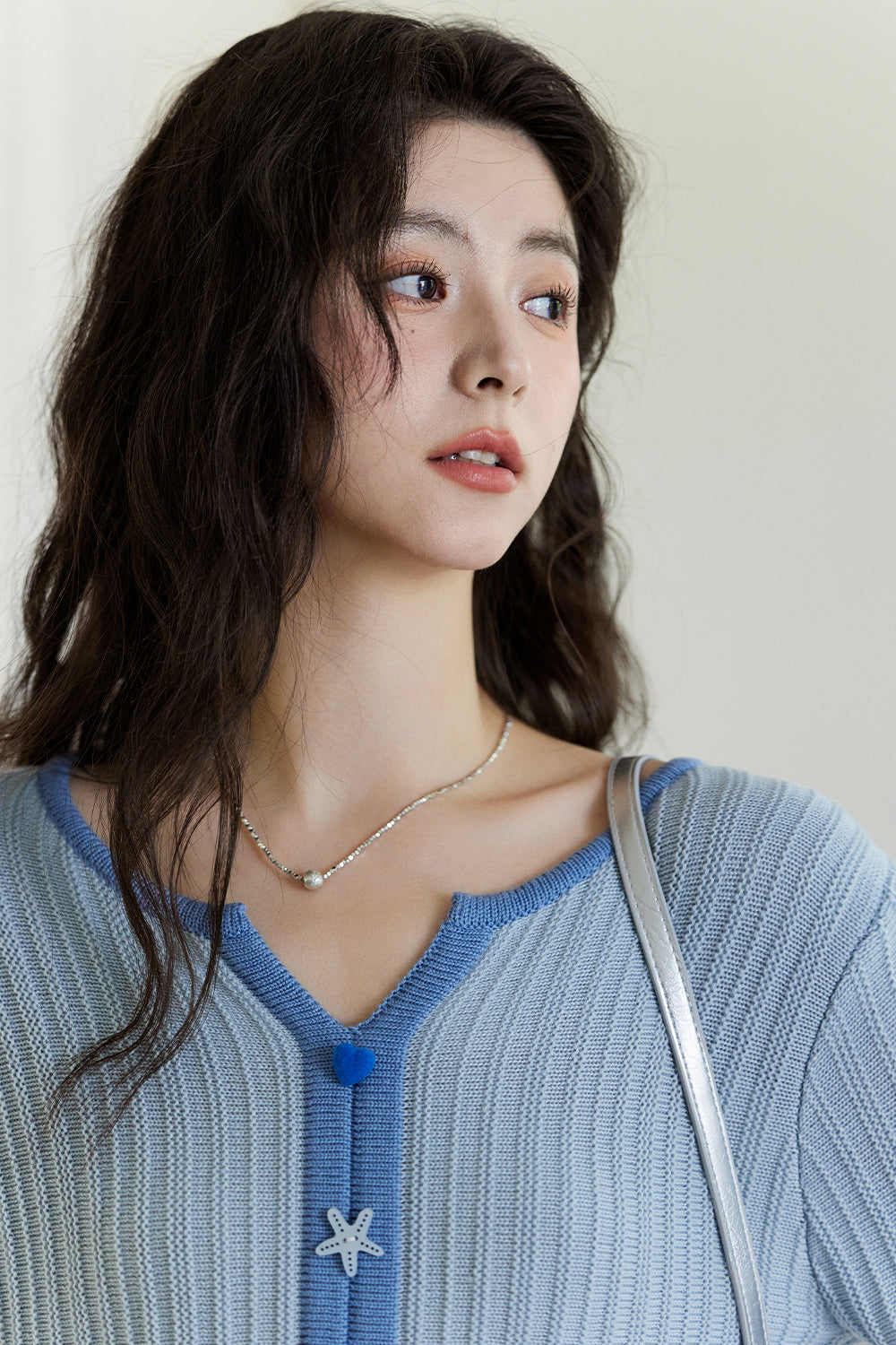 여성용 니트 셔츠