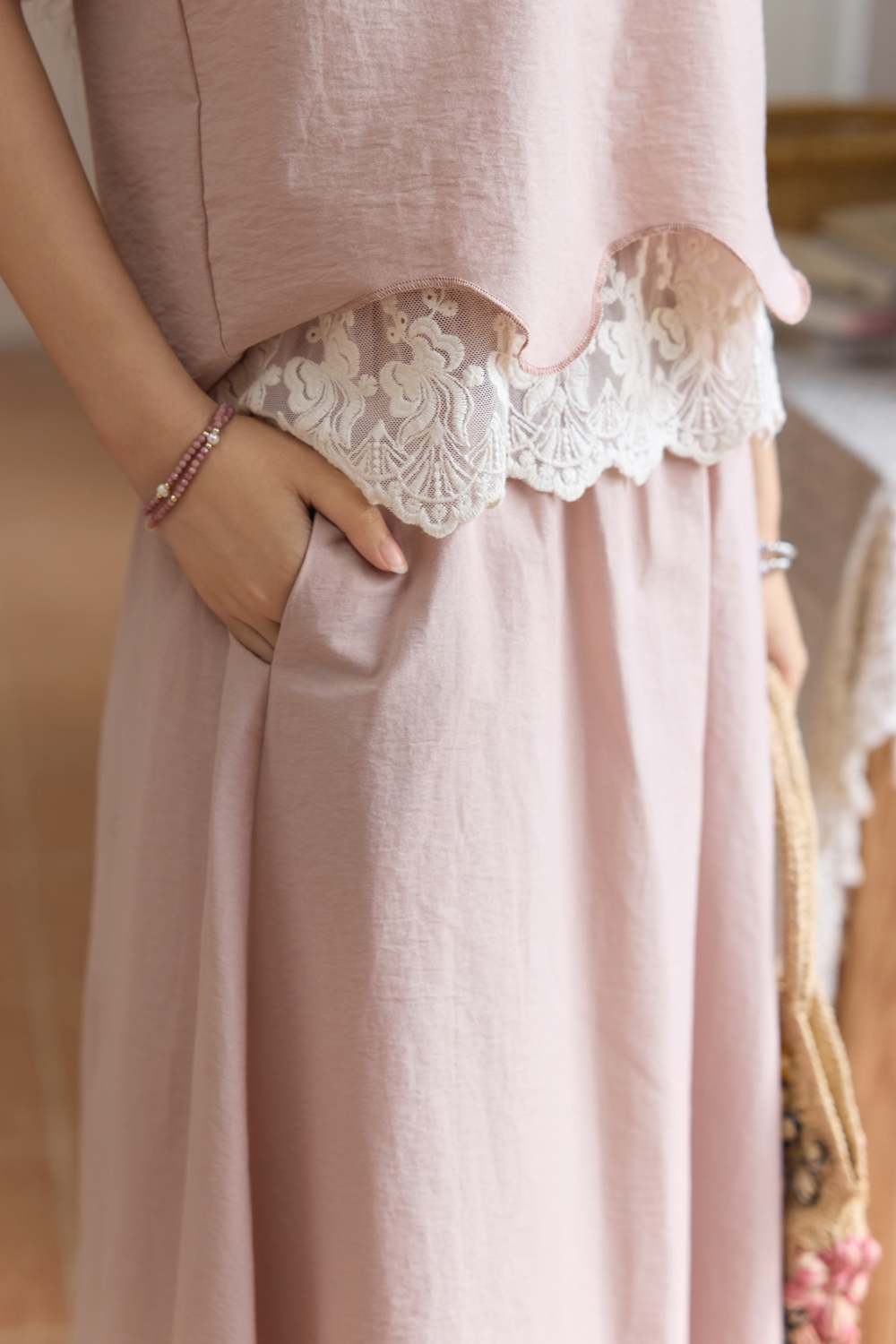 블라우스와 스커트 세트