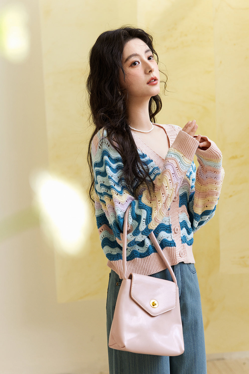 여성용 니트 셔츠