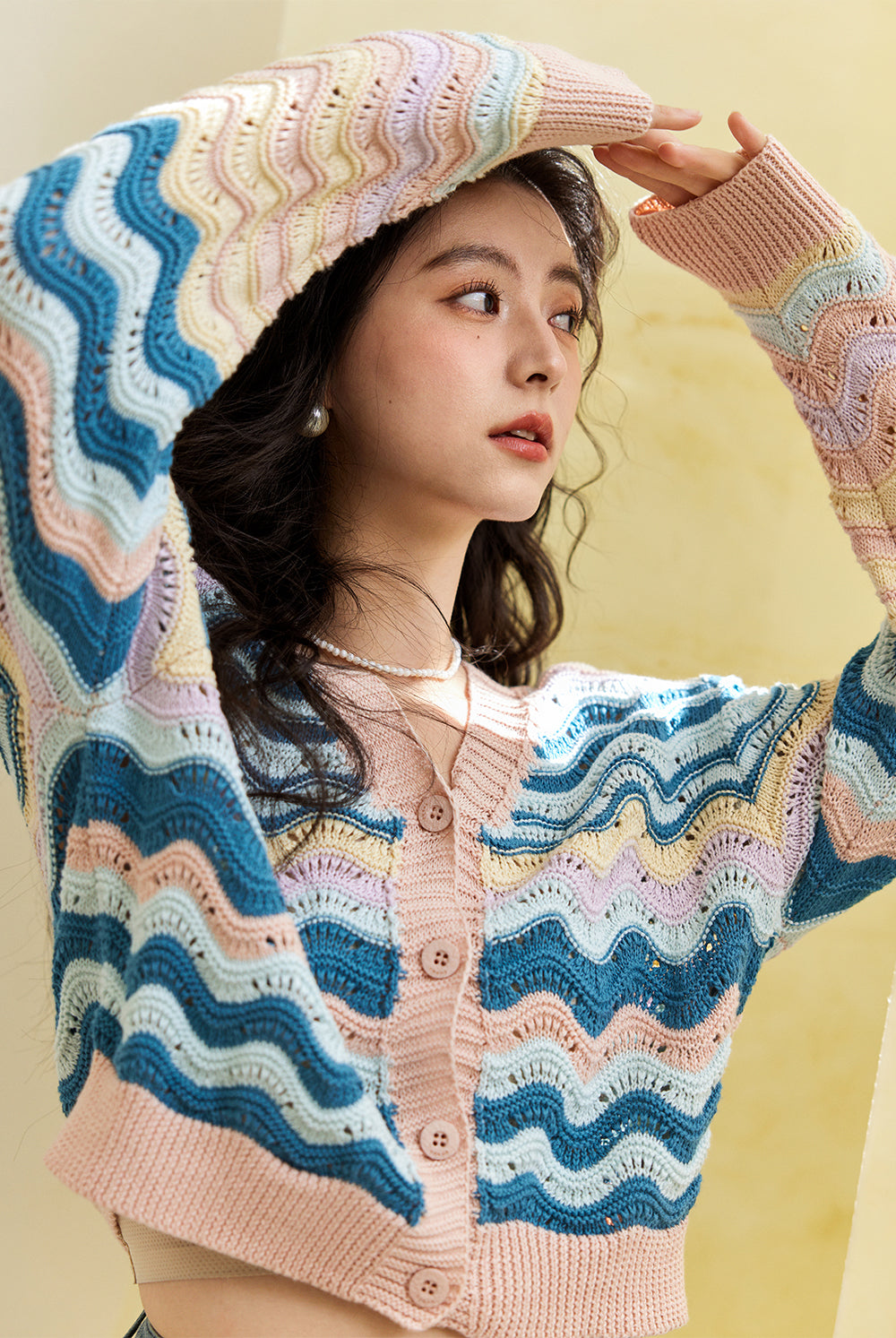 여성용 니트 셔츠