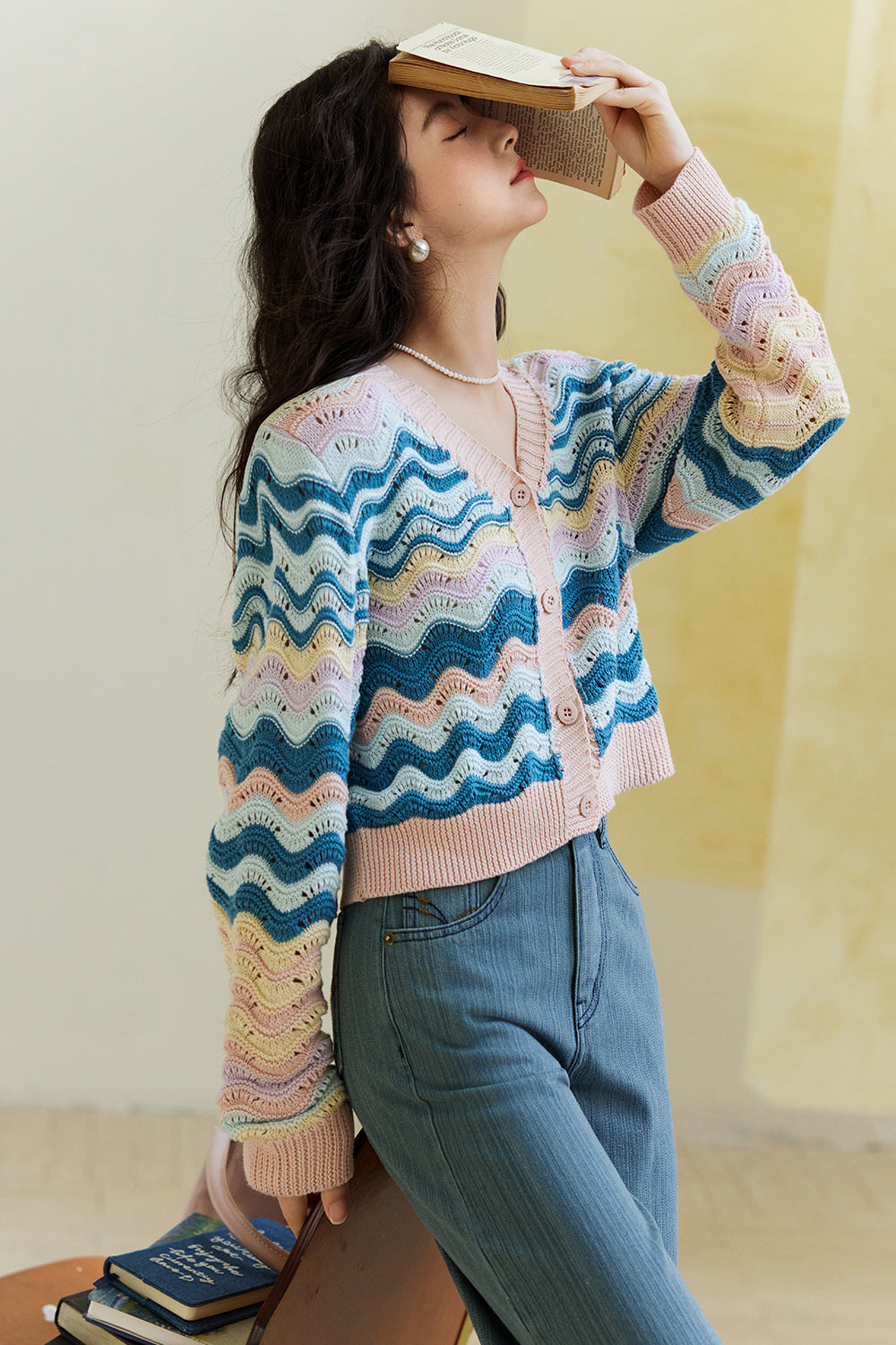 여성용 니트 셔츠