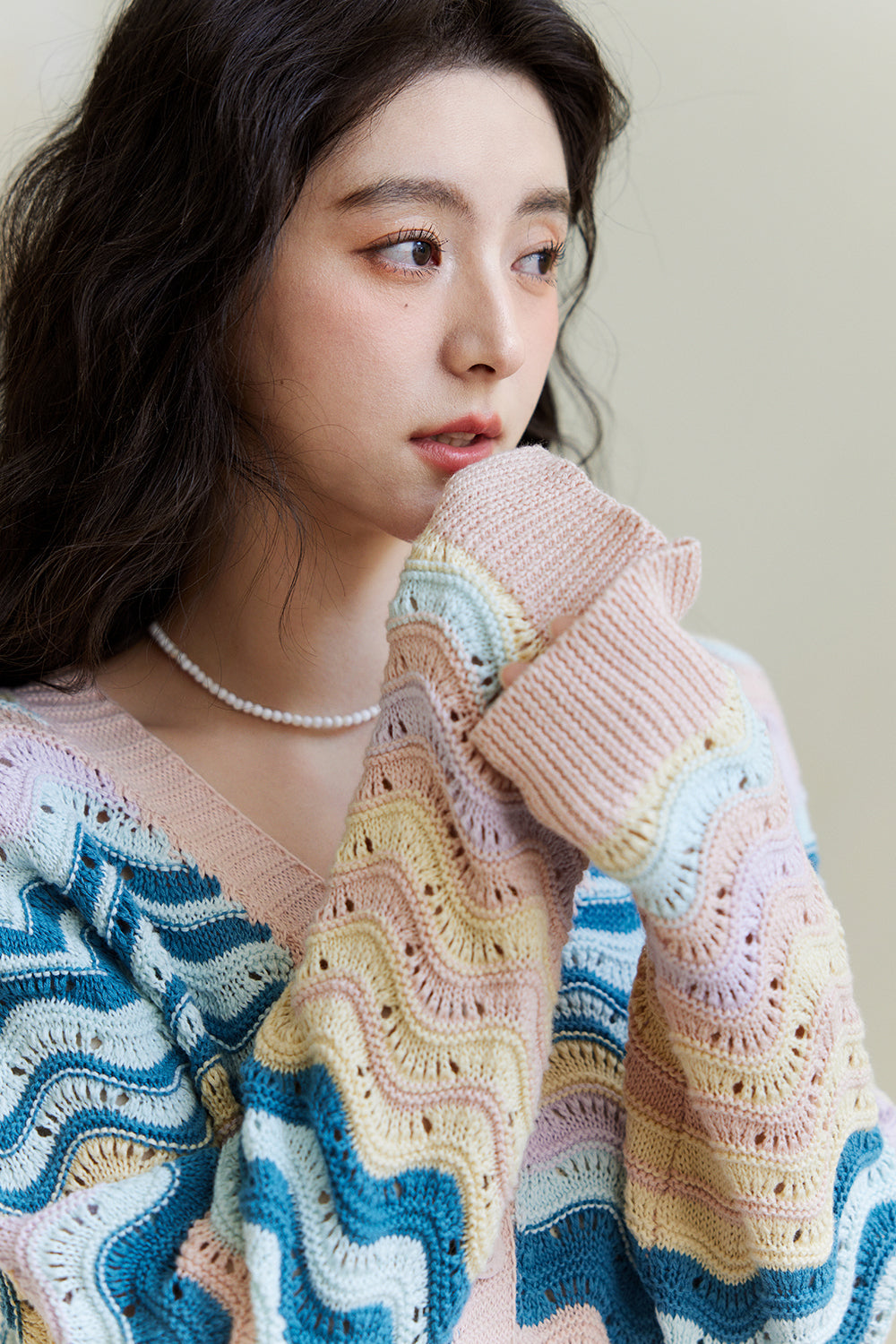 여성용 니트 셔츠