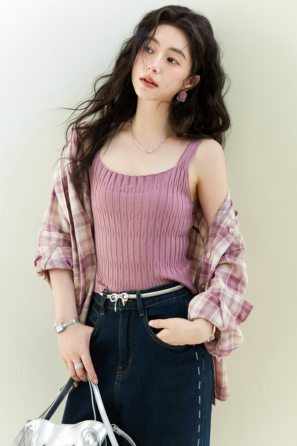 Atasan Tali Spaghetti untuk Wanita