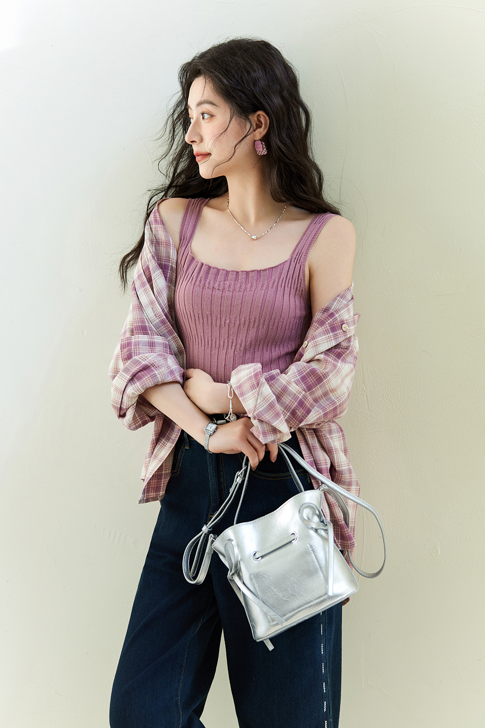 Atasan Tali Spaghetti untuk Wanita