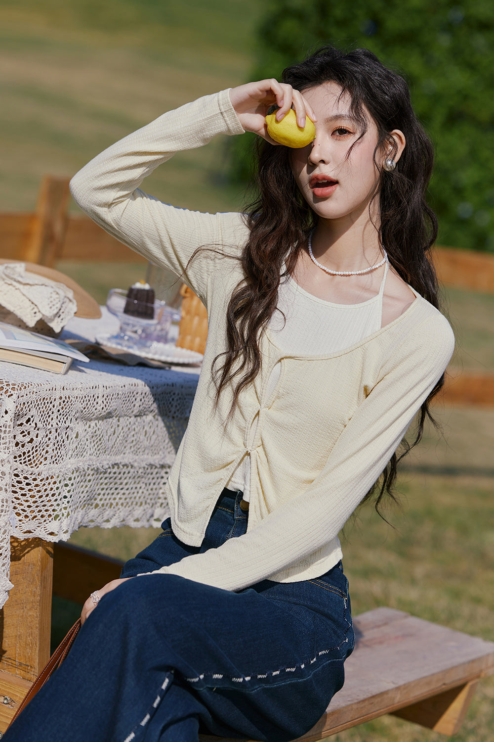 여성용 니트 셔츠