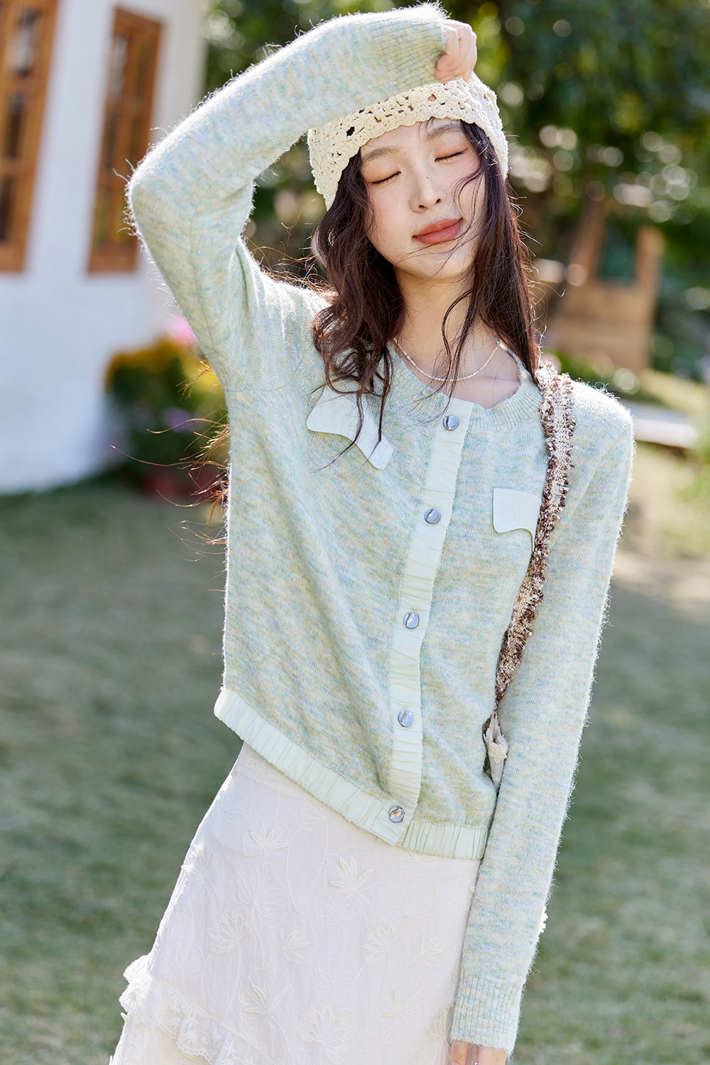 여성용 니트 셔츠