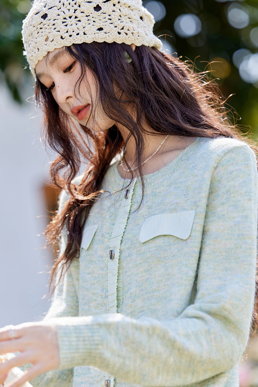 여성용 니트 셔츠