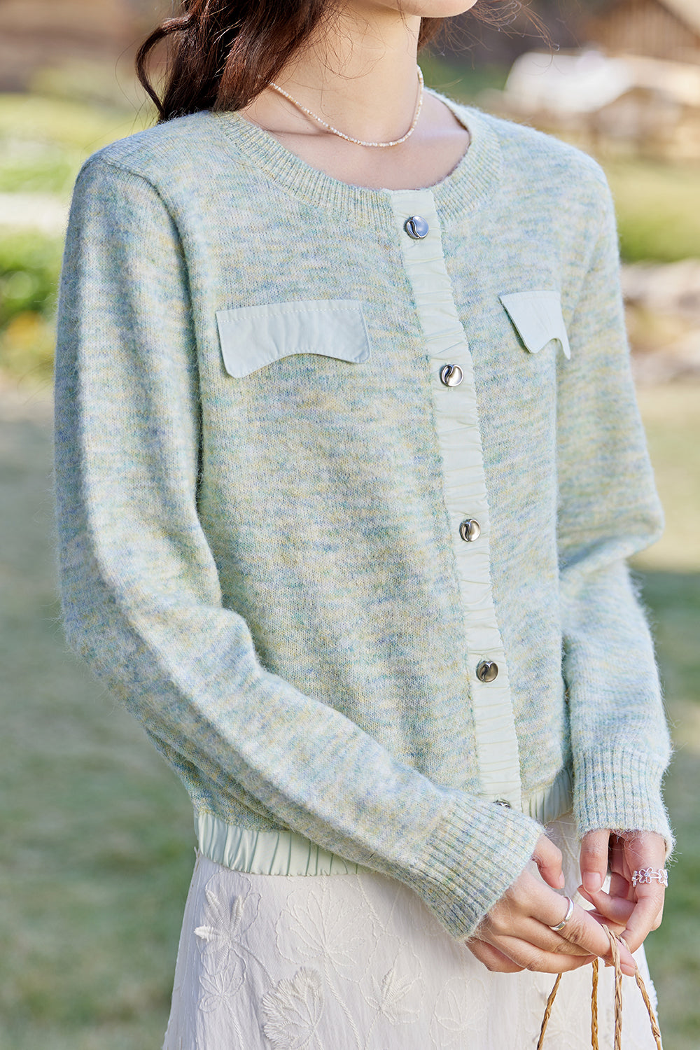 여성용 니트 셔츠