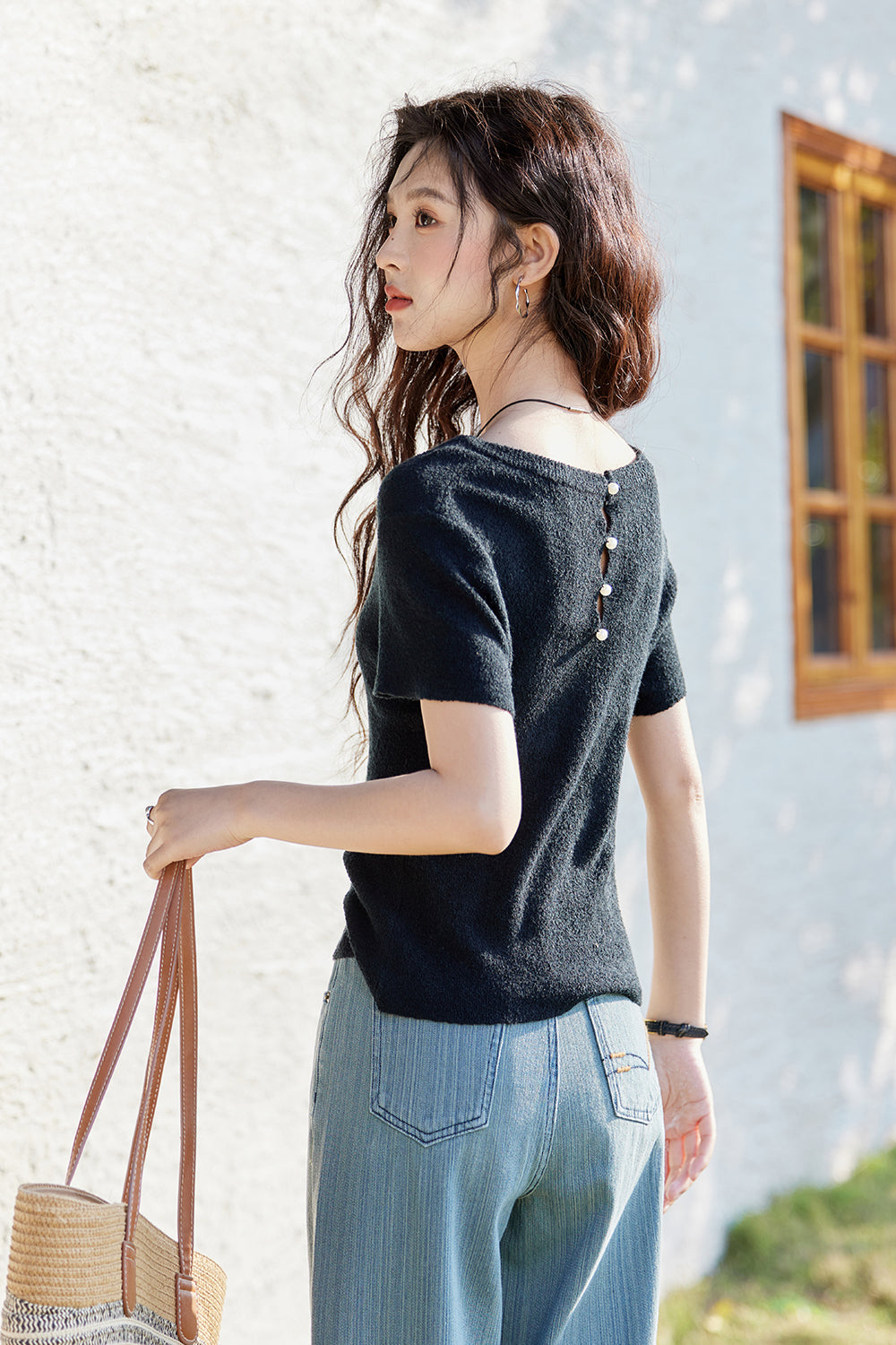 Áo thun dệt kim cho nữ