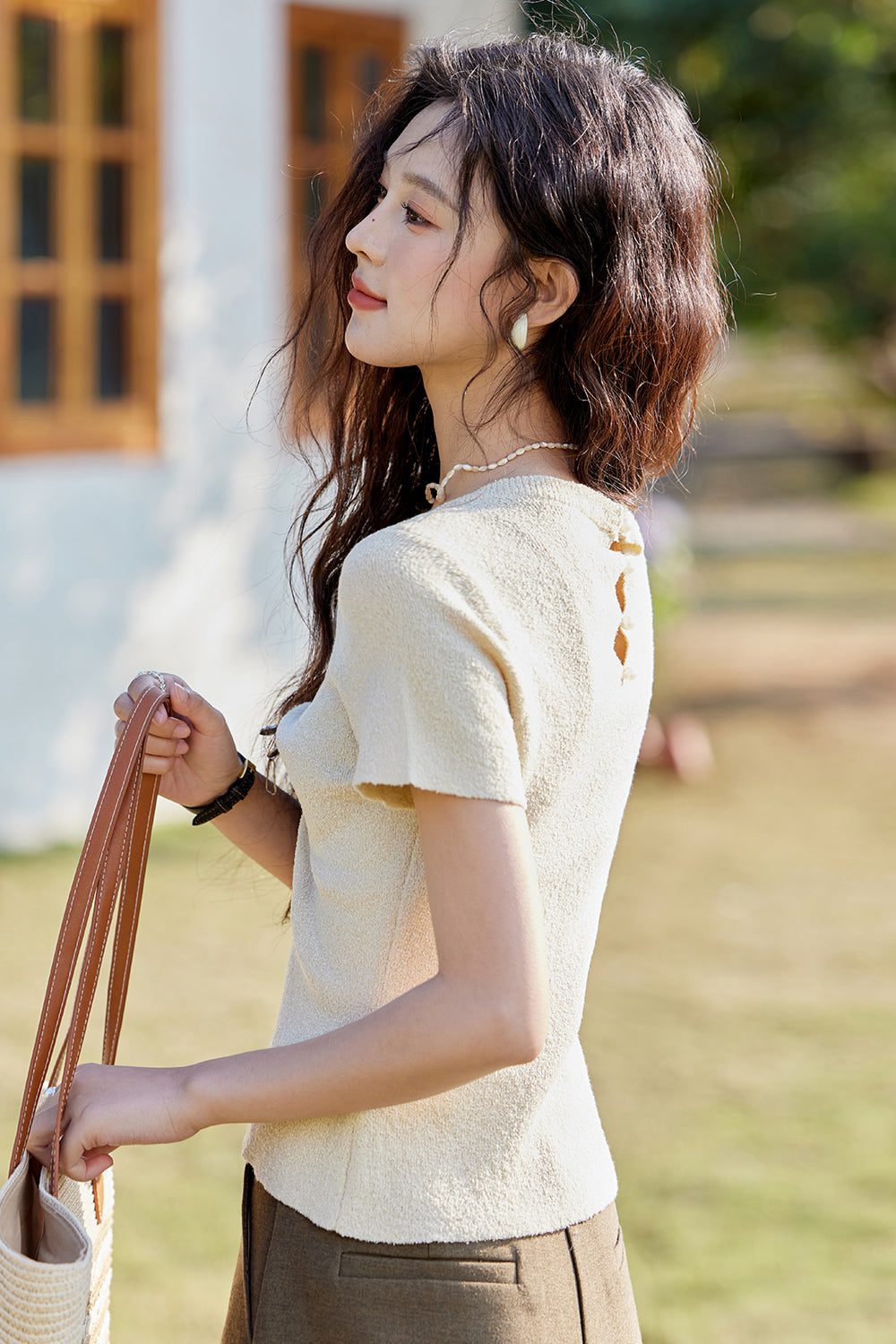 Áo thun dệt kim cho nữ