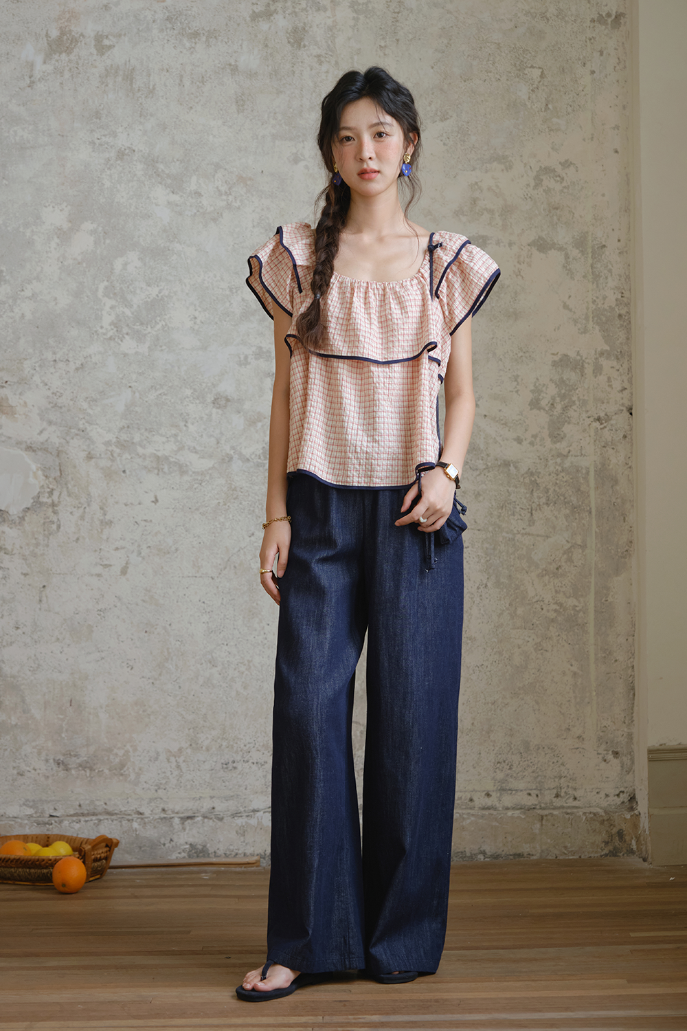 ชุดเสื้อเบลาส์และกางเกง