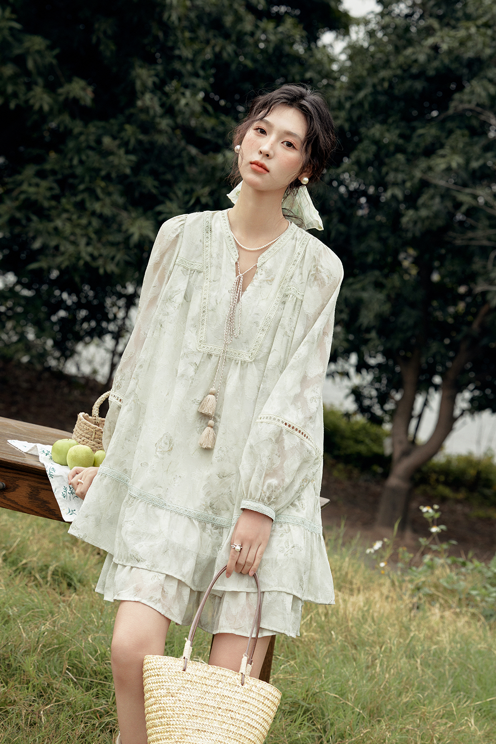 Váy mini chữ A cho nữ