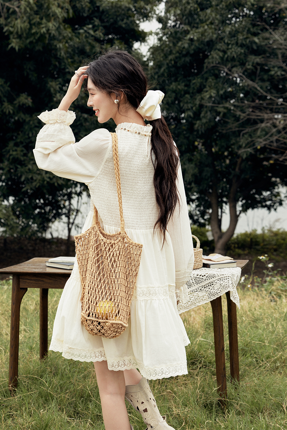 Váy mini chữ A cho nữ