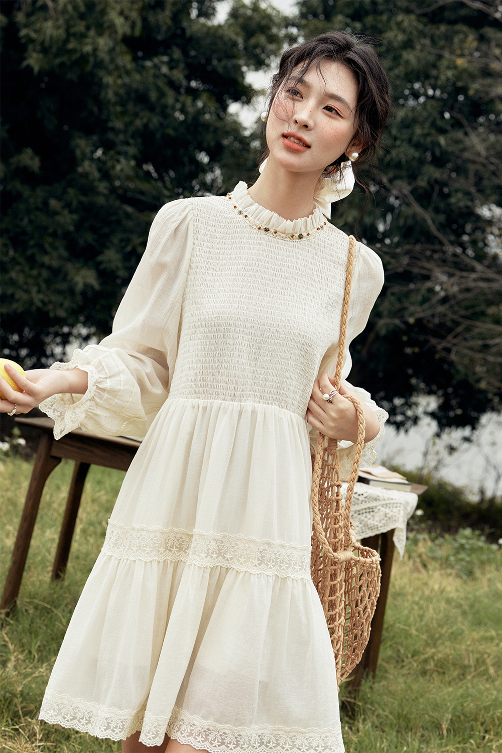Váy mini chữ A cho nữ