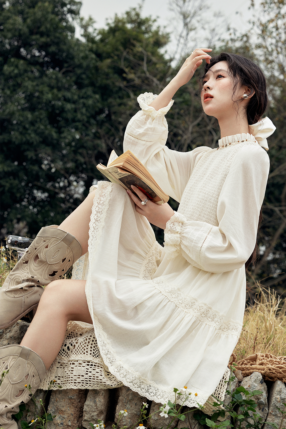 Váy mini chữ A cho nữ