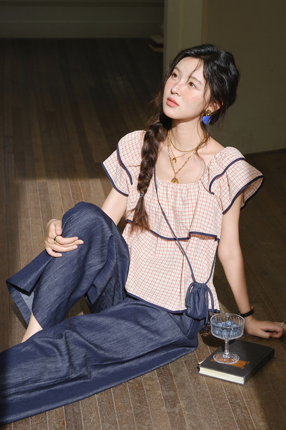 ชุดเสื้อเบลาส์และกางเกง