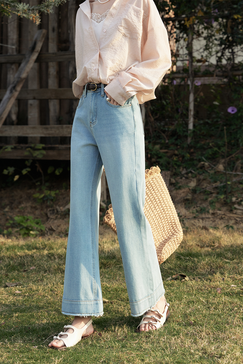 여성을위한 데님 청바지