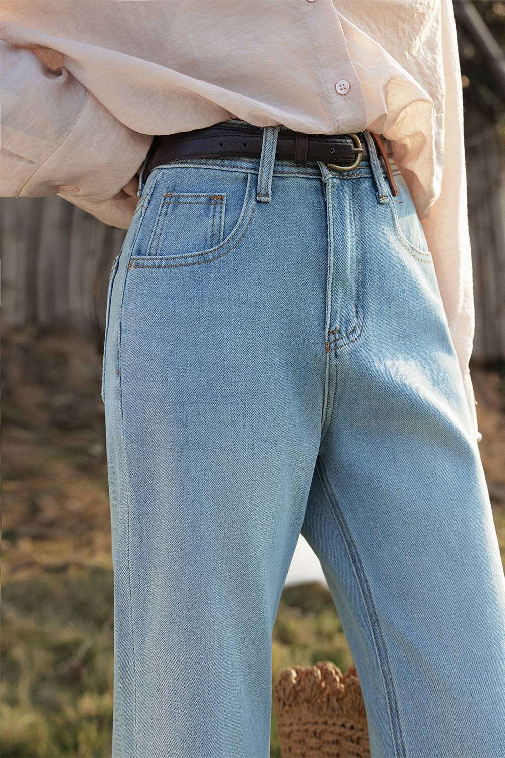 여성을위한 데님 청바지