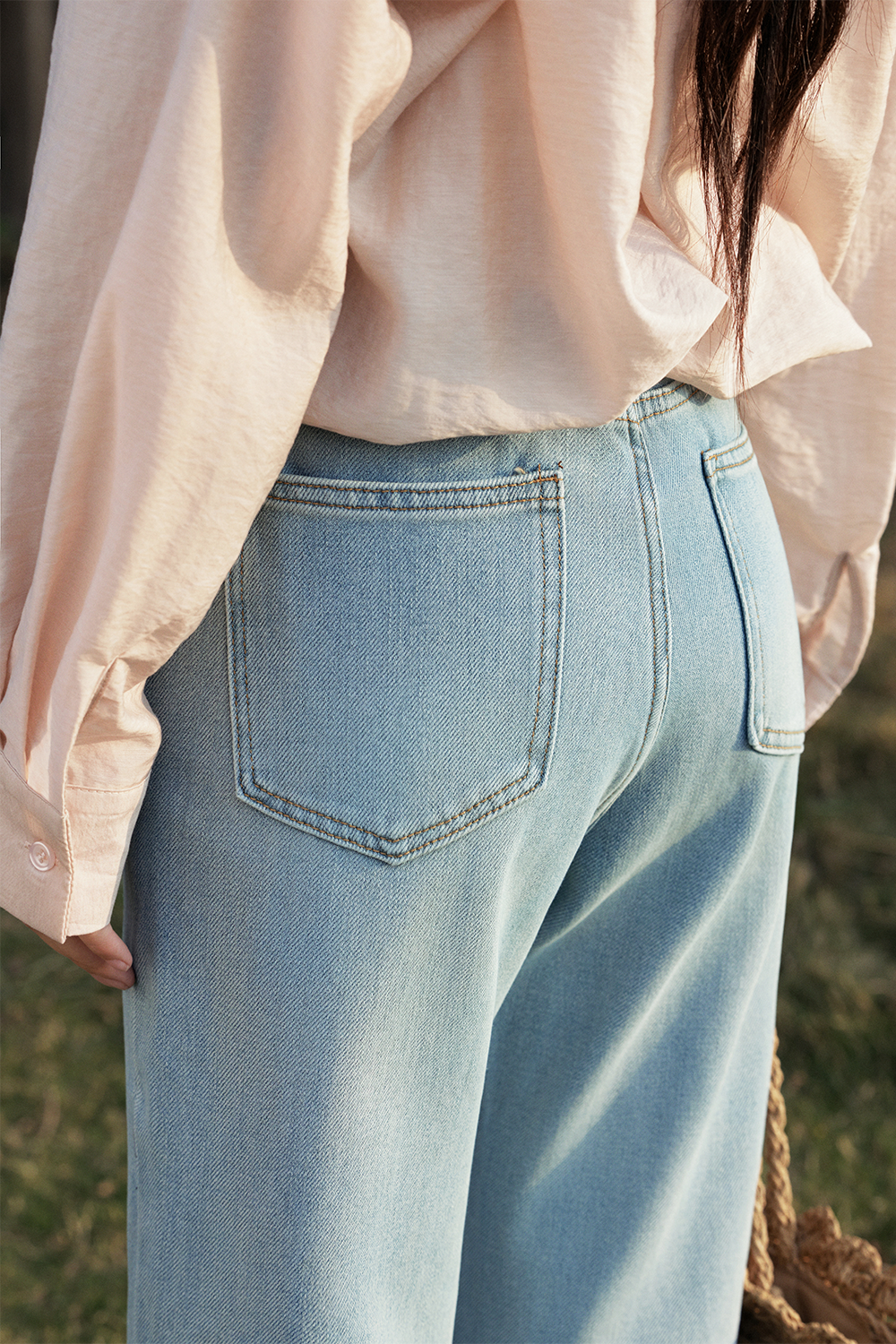 여성을위한 데님 청바지