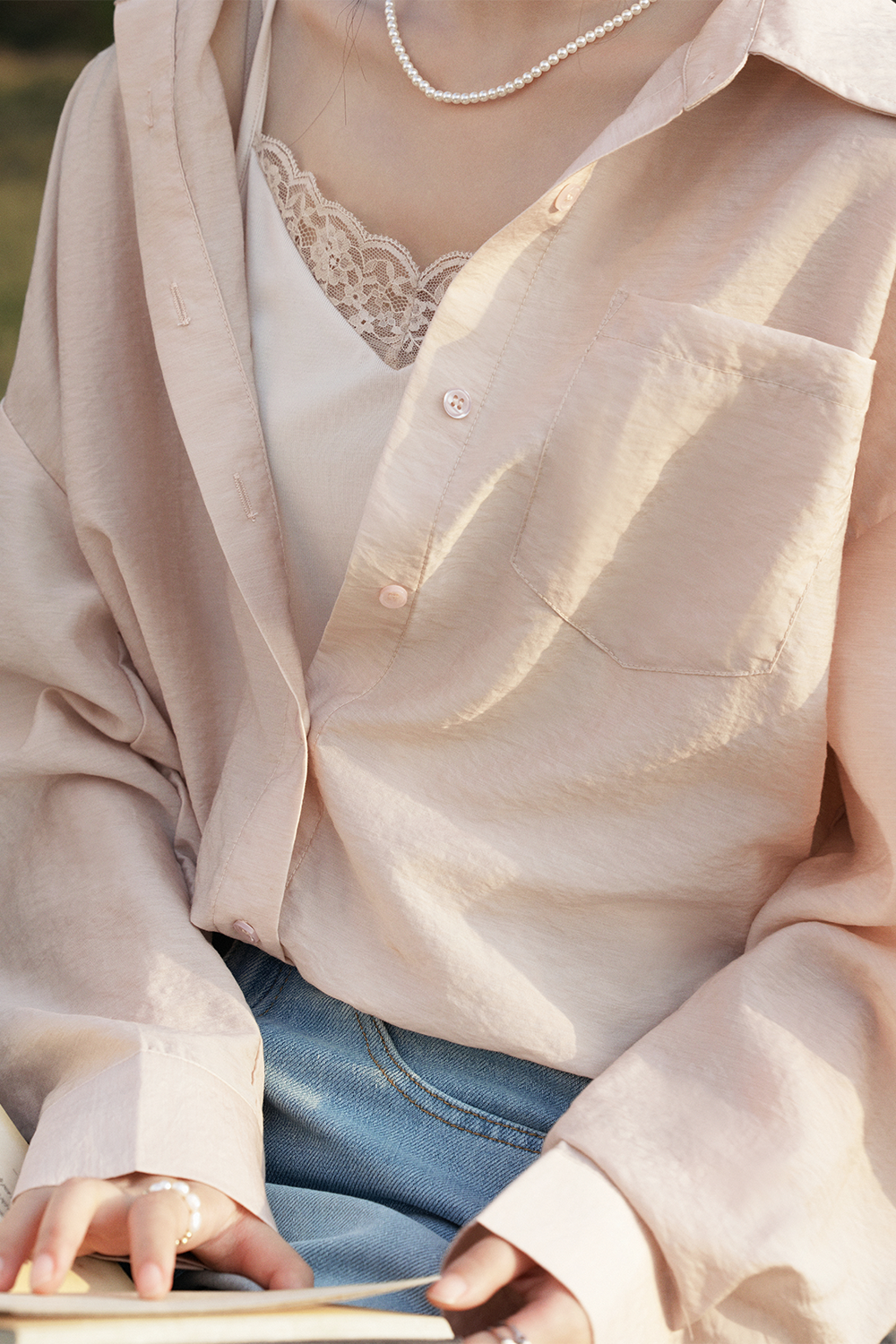 Shirt+Spaghetti Strap Top for Women