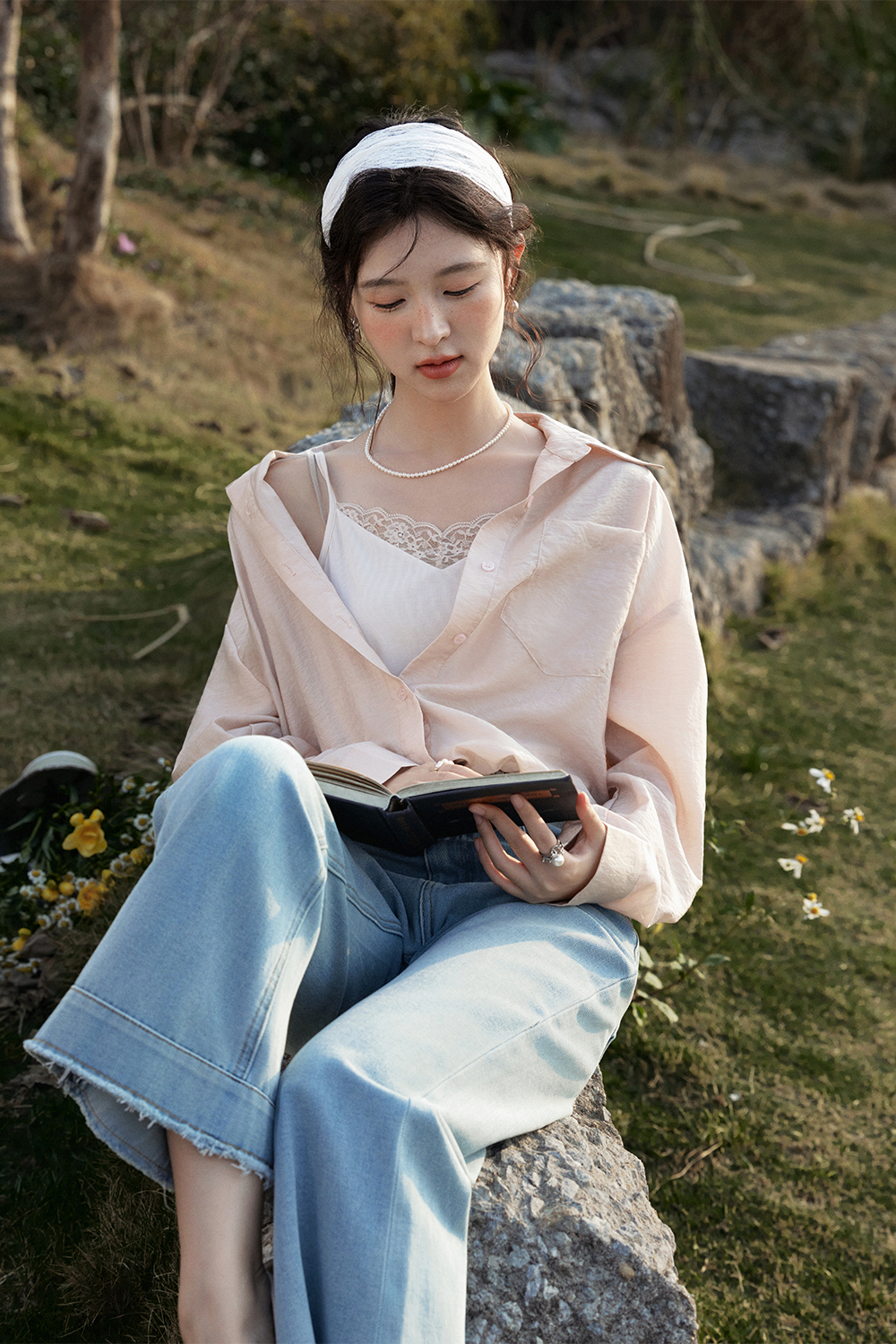 Shirt+Spaghetti Strap Top for Women