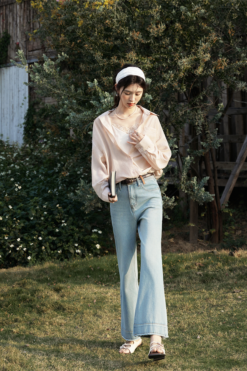 Shirt+Spaghetti Strap Top for Women