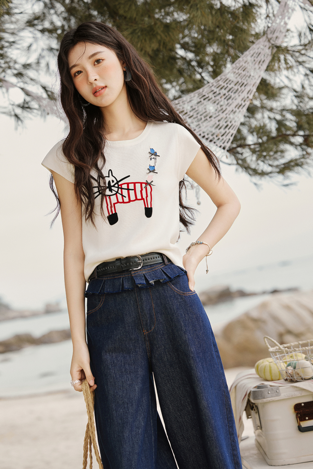 Knit T-shirt for Women