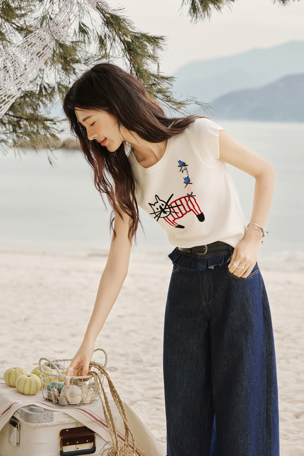 Knit T-shirt for Women