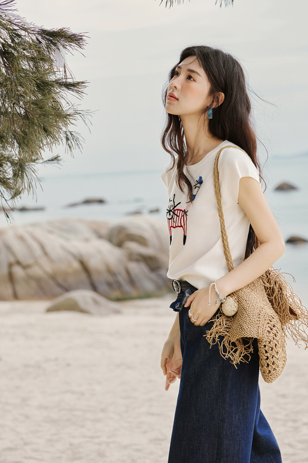 Knit T-shirt for Women